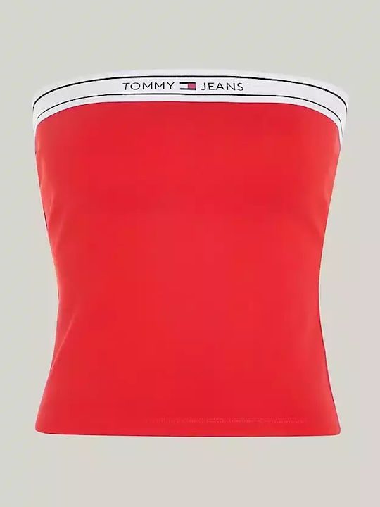 TOMMY JEANS Logo taping tube top